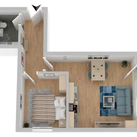 Apartmán Coffeelounge: Zentrale Mit Kueche Inkl. Kaffee Drážďany